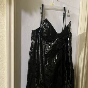 Plus Size PVC Dress - Fake Leather - BDSM - Size 6X but fits like Size 12